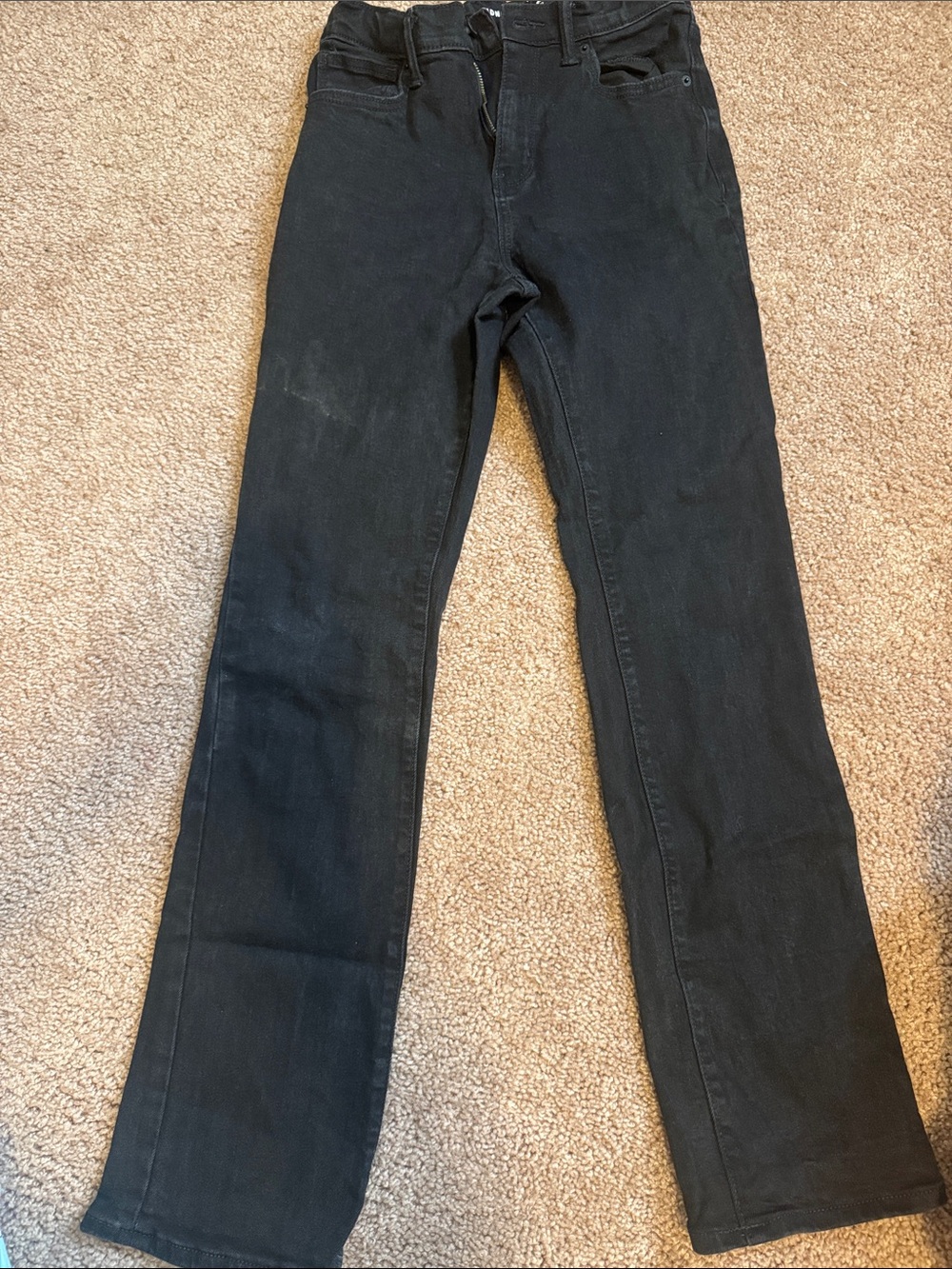 Old Navy Men's Black Bootcut Jeans - Classic Dark Wash